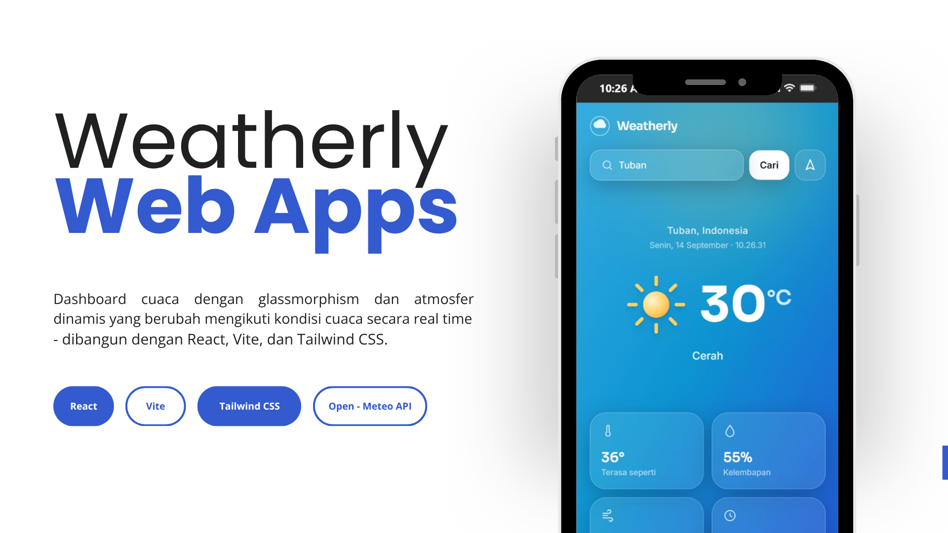 Tampilan Weatherly